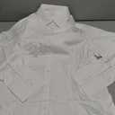 2 x Button Down Shirts for Women Long Sleeve Dress Shirts Collared Work Wrinkle Free Office Solid Blouses Fitted Tops M