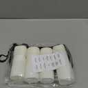 Rexcp 5 Packs of Travel Cream Dispenser Bottle Set Travel Bottle Wash Container Set,Travel Necessities(Nordic White).