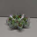 Tioncy 4 Pcs Christmas Holly Leaves Plastic Dish 8 Inch Holly Leaves and Red Berries Bowls Xmas Serving Tray for Christmas Party Decorations and Home Use