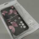 for Samsung Galaxy A53 5G Phone Case, Fashion Flower Pattern Design Girls Women Liquid Silicone Cover, Slim Shockproof and Scratch-Resistant Soft Case for Samsung A53 - Butterfly Black