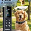 Shock Collar for Dogs, 4900FT Dog Training Collar with Remote, IP67 Waterproof Rechargeable E Collar for Dogs, 4 Training Modes, Voice Call, for Small Medium Large Dog(10-120Lbs)