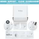 2 Pack Ring Camera Mount Bracket for Ring Stick Up Cam, Ring Outdoor Cam Plus , Ring Indoor Cam | 360 Adjustable Wall Mount or Celling Mount , No Drill , Weatherproof - Black