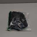 Silk Bonnet for Sleeping Women, Ajustable Hair Bonnet for Curly Hair with Tie Band Shower Caps BlackLarge