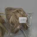 Claw Clip Short Ponytail Messy Bun Hair Piece Bendable Hair Branch Extensions Fluffy Wavy Curly Synthetic Versatile Cream Blonde Hairpieces