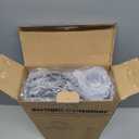 Skroam 4PCS Cereal Containers Storage [4L/135.2 oz], Airtight Food Storage Containers with Pour Spout for Kitchen & Pantry Organization Storage, Plastic Cereal Dispensers, Measuring Cup & 20 Labels