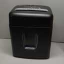 Amazon Basics Micro Cut Paper Shredder, CD, and Credit Card Shredder, 8 Sheet (New Model), Black