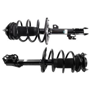 TRQ Front Strut & Coil Spring Assembly Set Driver & Passenger Sides Compatible with 15-20 Toyota Sienna