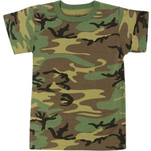 Rothco Kids Camo T-Shirt  Comfortable Outdoor Camouflage Short Sleeve Crew Neck Tee Shirt (Large)