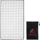 DZRZVD-The Bushcraft Backpacker's Grill Grate - Welded Stainless Steel Mesh (Camping Fire Rated)
