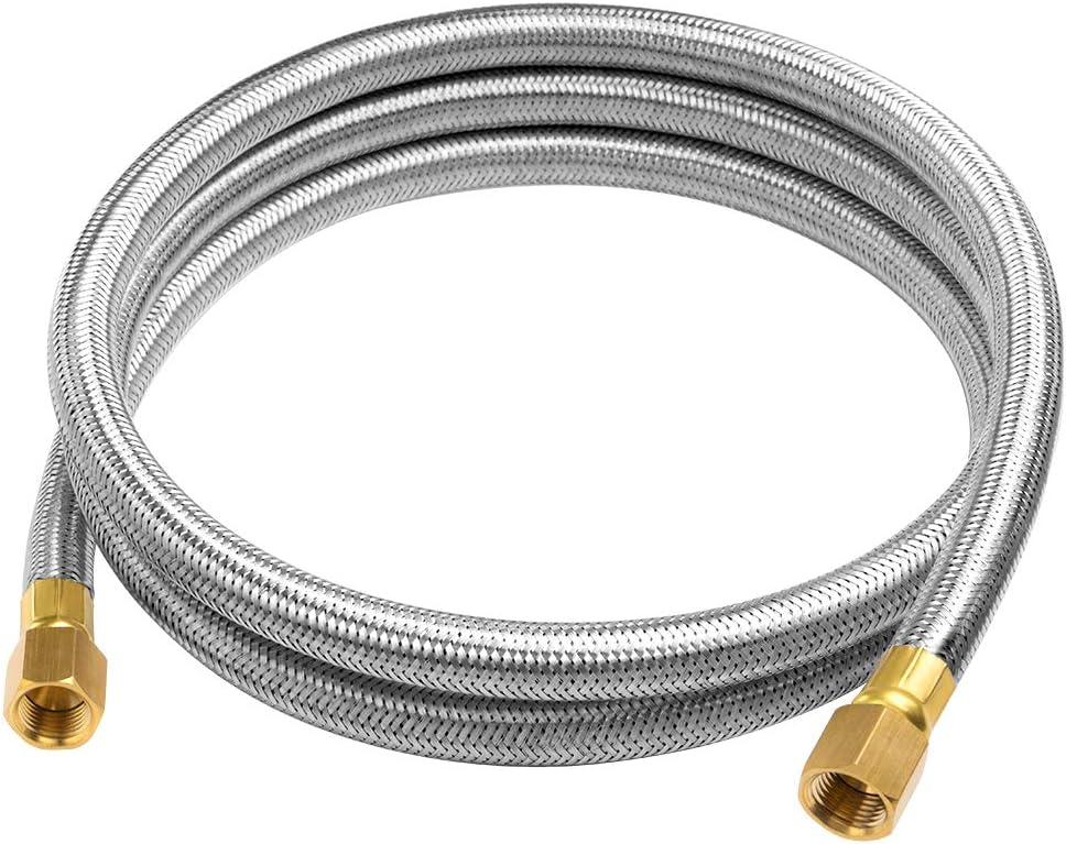 GASPRO 6-Foot Propane Hose Extension for Propane Devices with 3/8" Male Flare, for RV, Gas Grill, Heater, Burner and More, Flexible and Sturdy (6 Feet)