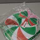 12 PCS Christmas Outdoor Yard Signs Candy Decorations Outdoor Peppermint LED Lights Xmas Yard Stakes Hanging Ornaments Holiday Garden Sign Cardboard Signs for Party Porch Lawn Walkway Decor