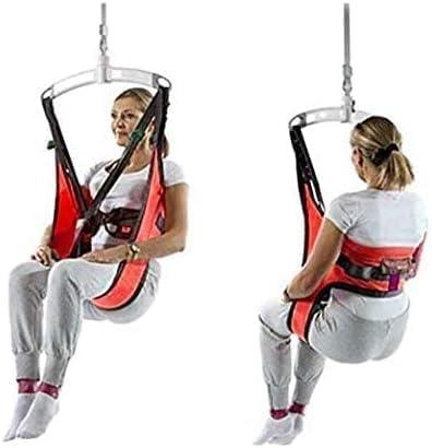 Fushida Lift Sling, Commode Patient Lift Slings Medical Transfer Sling for Patients Shower Bath, Large Toileting Sling, Lift Sling for Elderly Bariatric, Divided U Slings