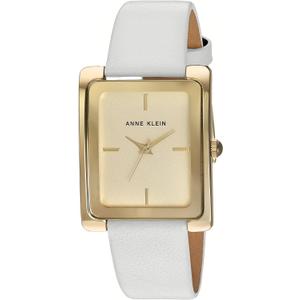 Anne Klein Women's AK/ 2706CHWT Analog Display Japanese Quartz White Watch