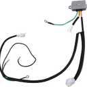 136-7879 Voltage Regulator with Harness Compatible with Exmark Quest Radius E S Series for Toro TimeCutter/Titan/Z-Master Voltage Regulator Replace 127-9219