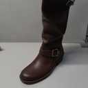 COACH Women's Daria Moto Boot Industrial Shoe (9, Maple)