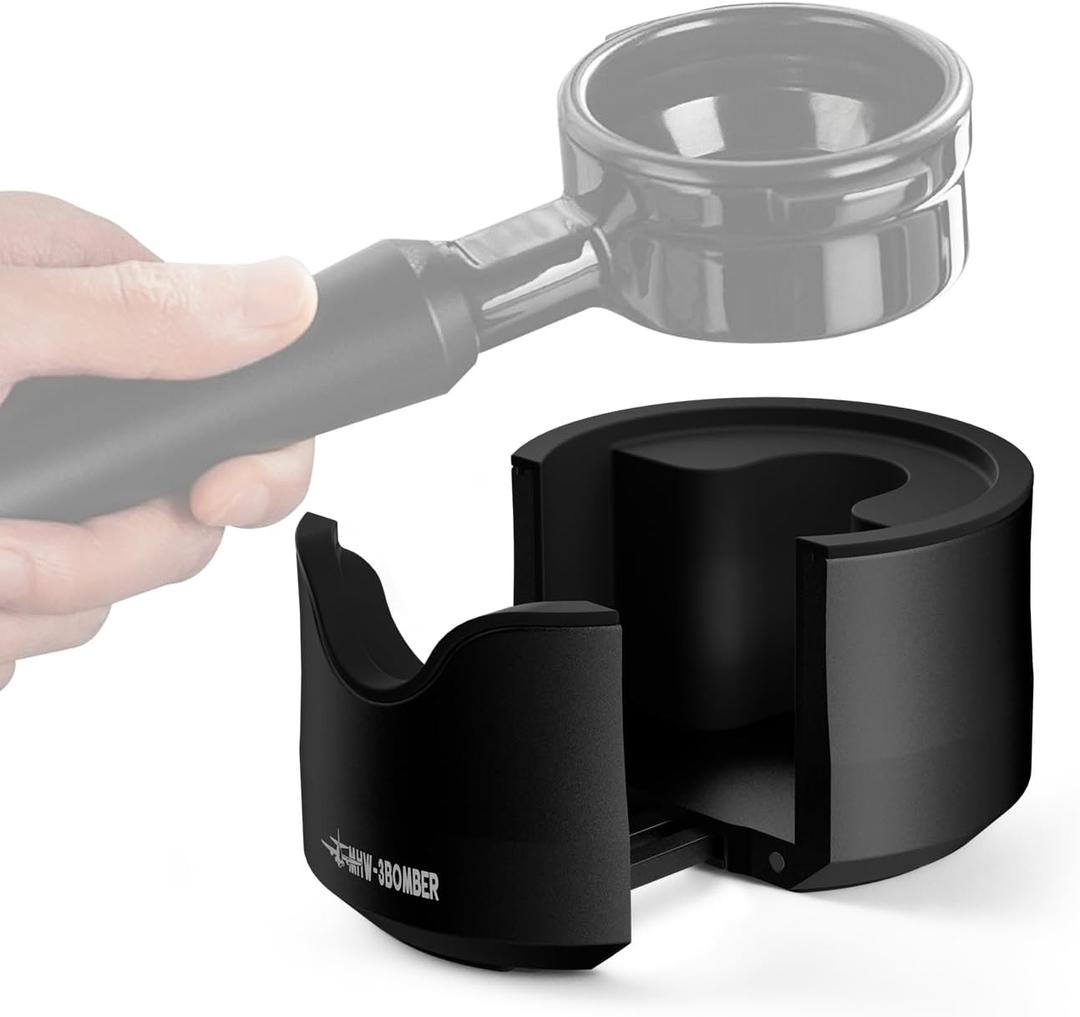 MHW-3BOMBER 51-58mm Portafilter Holder - Magnetic Espresso Tamping Station with 39mm Expansion Length for 51/54/58mm Coffee Machines Portafilter Espresso Accessories, Astra Holder, CT6164-OS