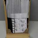 TIDIIABODE Magnetic Shelf for Fridge, Large Container Magnetic Spice Rack for Refrigerator, Fruit Potato and Onion Storage Bins, Magnetic Basket with Wood Lid, Kitchen Counter, Cabinet (1 Pack)