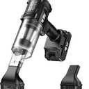 Car Vacuum Cordless, 35000PA Strong Suction Handheld Vacuum with 2 Detachable Batteries, 60Min Runtime Portable Vacuum Cleaner for Car Detailing, Pet Hair, Home Couch & Office, 350ML XL Dust Cup