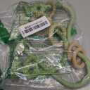 Baby Sensory High Chair Suction Toys for Infant Toddlers 12 18 Months, Food Grade Silicone String with Oak Loop Montessori Educational Parent-Child Baby Bath Toy Gift for Birthday Christmas(Green)