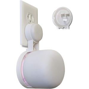 Nest WiFi Point Genie: The Simplest Lowest Profile Outlet Holder Mount for Google Nest WiFi Point | Reinforced Support | Great Sound | Open Access | No Messy Screws! (1-Pack)