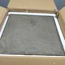 Zhongma Set of 3 Metal Plant Stand with Slate Top Fully Assembled Square Flower Shelf without Installation Required
