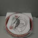 Cat Desk Bed Large Perch Nest with Teaser Easy Install,Space Saving Mount Design,Sturdy Frame,Removable Cushion,Clamp Desktop Attachment Hammock for Home Office,Side Table(White and Coffee)