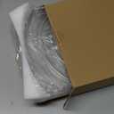 FIRJOY Lazy Susan Turntable for Refrigerator, Square Turntable Organizer for Fridge Cabinet, Pantry, Countertop | 16.5" x 11.1" (Rectangle 2 Pack - Clear)