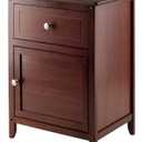 Winsome 25 x 18.9 x 14.96-Inch Wood Night Stand/Accent Table, Brown (94215), 18.90"W x 14.96"D x 25"H