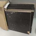 Tall Garden Animal Barrier Fence with Gate, 36 in(H)17.5 Ft(L) 8 Panels Dog Digging Fence Barrier, Black Heavy Duty Metal Temporary Fences, Reusable Defense Fencing for Outdoor YardPatented