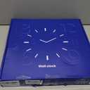 VIKMARI Clocks Battery Operated Wooden Wall Clock Retro Rustic Clock Decorative 14 Inch Arabic Numerals Colorful Silent Non Ticking Wall Clocks for Kitchen, Living Room, Bathroom, Bedroom Home Decor (Paris French)