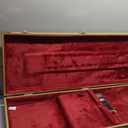 Electric Guitar Hardshell Case Leather Case Bag With Internal Guitar Bag Soft Layer With Locking Latch Waterproof (Yellow)