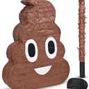 Poop Piata Funny Piata for Kids Birthday Party, Cinco De Mayo, Fiestas Decorations Party Favors17.1 x 13.1 x 3.5 Inches