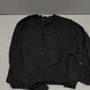 LILLUSORY Womens Cardigan Sweaters Long Sleeve Casual Lightweight Button Down V-Neck Fall Clothes 2026 (Large, Black)
