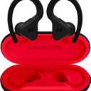 Monster DNA Fit Wireless Bluetooth Earbuds - Noise Cancelling Earbuds with Wireless Charging Case & Built-in Microphone, Water Resistant Bluetooth Headphones & Ear Buds (Regular, Black)