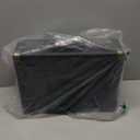 Vinyl Record Player 3-Speed Bluetooth Portable Turntable with USB Playback, Rechargeable Battery, Retro Suitcase Design, Aux in/RCA Line Out & Headphone Jack (Black-1)