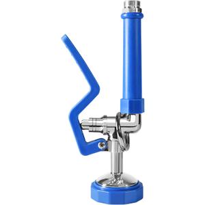 Pre Rinse Sprayer Commercial Sink Sprayer Head,1.42GPM Spray Valve Dish Spray Nozzle with Ergonomic Handle, Faucet Parts for Commercial Kitchen Sink,Chrome FinishedBlue