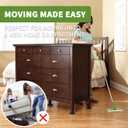 COVERCORNER Furniture Sliders for Hardwood Floors, Furniture Sliders for Carpeted Floors, 16 PCS 3 1/2 inch Combo Pack, Sliders for Moving Furniture, Furniture Movers Sliders