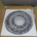 11.8" Modern LED Crystal Chandelier-Flush Mount Ceiling Light Fixture with K9 Crystals,Stainless Steel Small Chandelier for Bedroom Dining Room Hallway Entryway Foyer Closet,Energy Efficient 6500K (MC002-Cool)