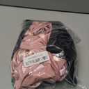 2 PCS Kids Bonnet for Girls Double Layer Silk Satin Bonnet Sleep Cap for Child Curly Natural Hair 3-12Y (Pink&Black)