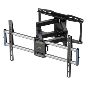 Outdoor TV Wall Mount for 47-90 Inch Television, Mount with Swivel and Tilt, Full Motion Weatherproof TV Bracket with Articulating Dual Arms, Max VESA 600X400 mm, 132lbs