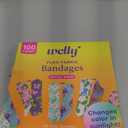 Welly Bandage Color Changing Refill Pack | Adhesive Flexible Fabric Bandages | Assorted Shapes and Patterns for Minor Cuts, Scrapes, and Wounds - 100 Count