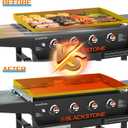 Wind Guards For Blackstone 36 Inch Griddle,Magnetic Stainless Steel Wind Guard For Blackstone 36" Griddle,Compatible with Blackstone 36 Inch Griddle Hood,Rear Grease Cup and Side Shelf