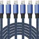 iPhone Charger [Apple MFi Certified] Lightning Cable 6PACK-3/3/6/6/6/10 FT Nylon Braided iPhone Charger Cord High Speed Cord for iPhone 14/13/12/11 Pro Max/XS MAX/XR/XS/X/8/7/Plus/6S/6/iPad