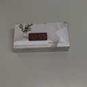 Peakeep Battery Operated Digital Clock, Alarm Clock for Bedrooms - Cordless Large Big Numbers 4 Dimmers for Seniors, Adjustable Volume Loud Alarm Clock for Heavy Sleepers Adults (Red Digits)