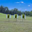 2 x Shooting Targets - 12x18 Inch Large Silhouette Paper Targets for Indoor/Outdoor Rifle, Pistol, Gun Practice