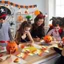 1000 Pcs Candy Corn Bulletin Board Decor Candy Corn Shaped Sticky Notes Halloween Classroom Decorations for Bulletin Board School Classroom Party Decorations (White, Yellow, Orange)