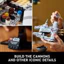 LEGO Star Wars Millennium Falcon 25th Anniversary Collectible - DIY Building Set for Adults, Men & Women, Ages 18+ - A New Hope Model with Display Stand - Star Wars Gift - 75375