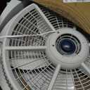 Lasko WINDMACHINE 20" High Velocity Floor Fan with 3 Speeds, 360 Directional Airflow, Portable Air Circulator Fan for Home, Garage & Workshop, Fully Assembled, Gray, 3301, 25.1 in. High