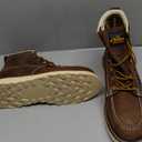 Thorogood American Heritage 6 Moc Toe Work Boots for Men - Soft Toe, Premium Full-Grain Leather with Slip-Resistant Wedge Outsole and Comfort Insole; EH Rated (10.5 Wide, Trail Crazyhorse)