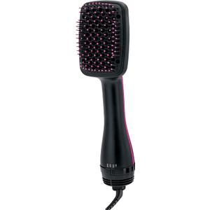 REVLON One-Step Hair Dryer and Styler, All-in-One Detangling and Straightener Brush for Salon-Quality Smooth, Straight Hair, More Shine and Less Frizz, Black (1 Count (Pack of 1))